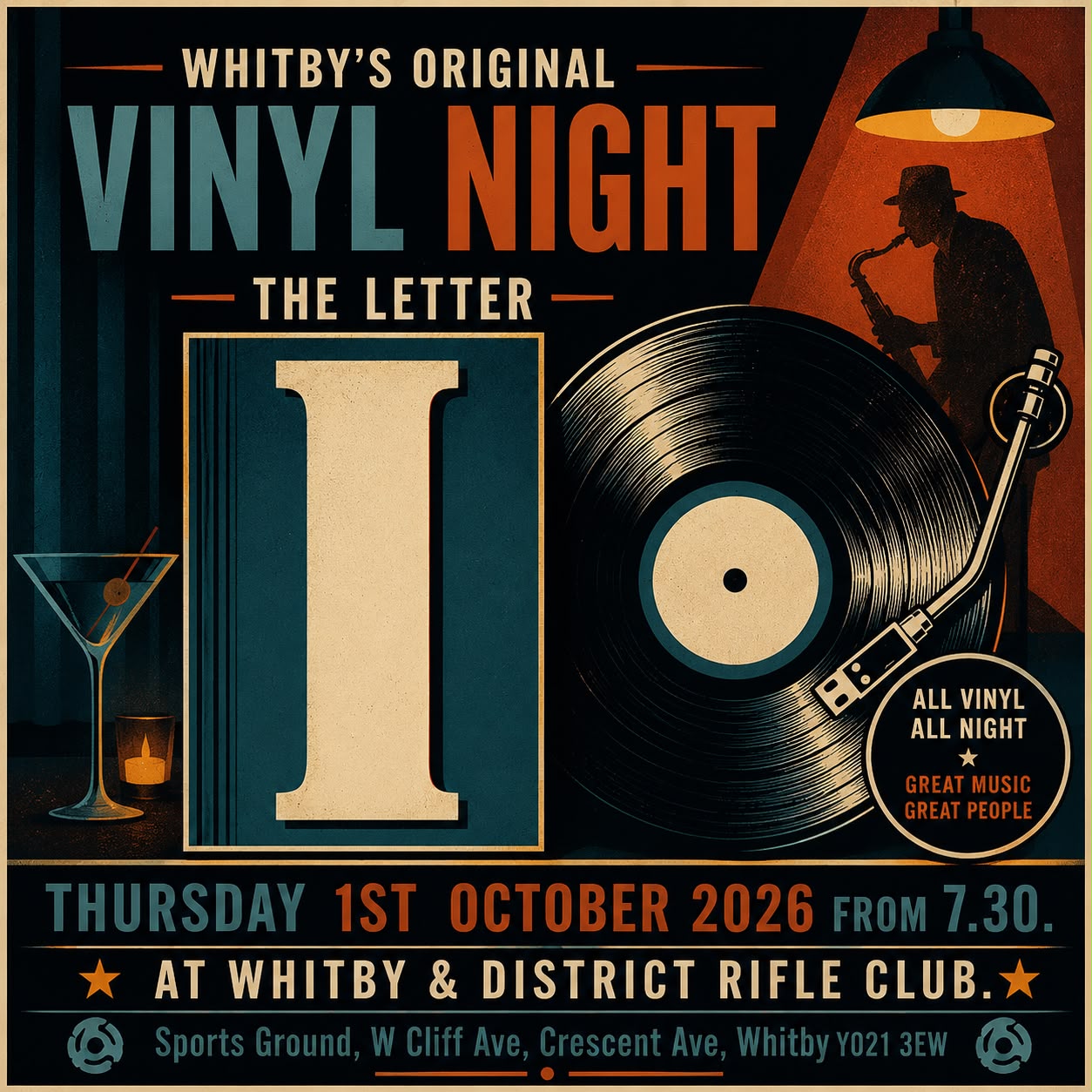 Vinyl Night Poster